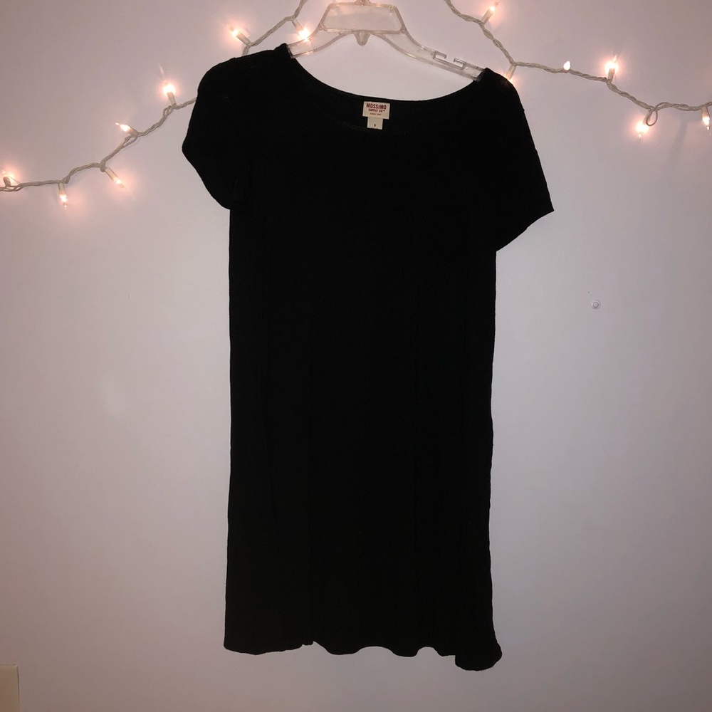 NWOT Black t-shirt dress